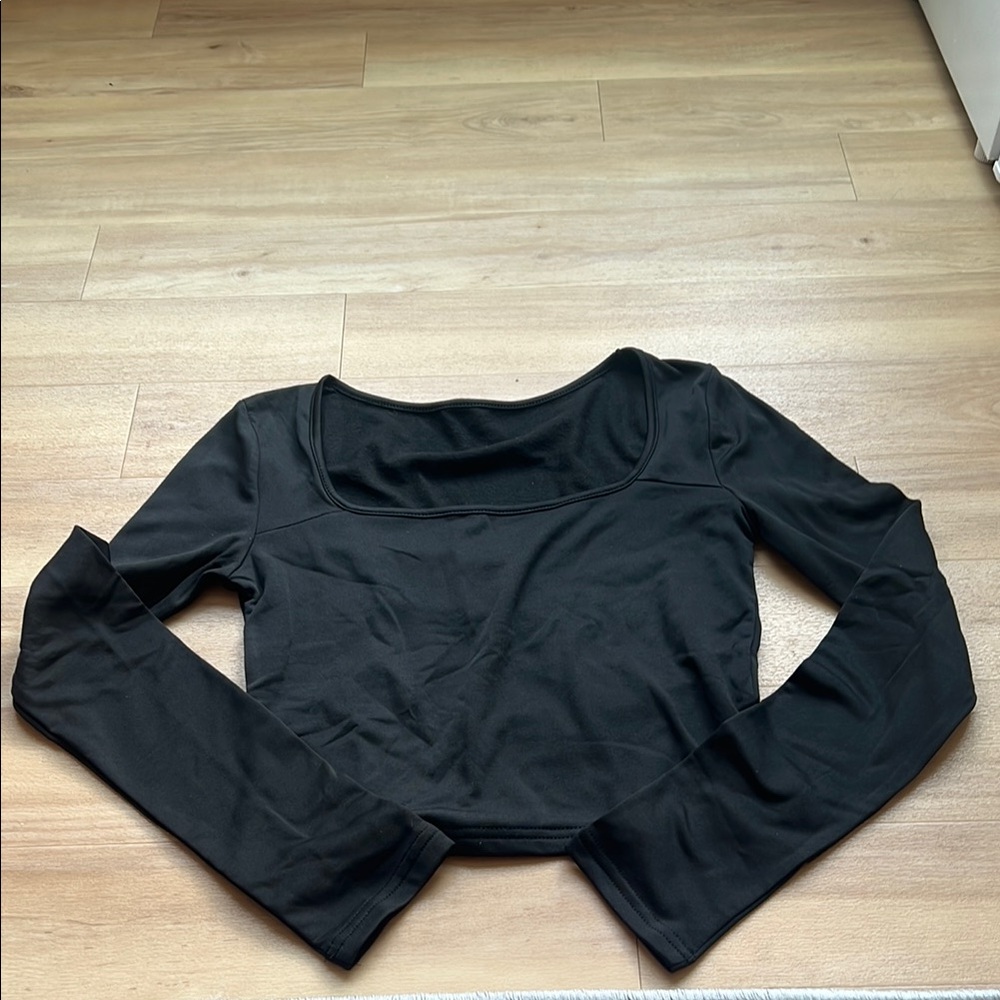Black Long Sleeve Women's Top